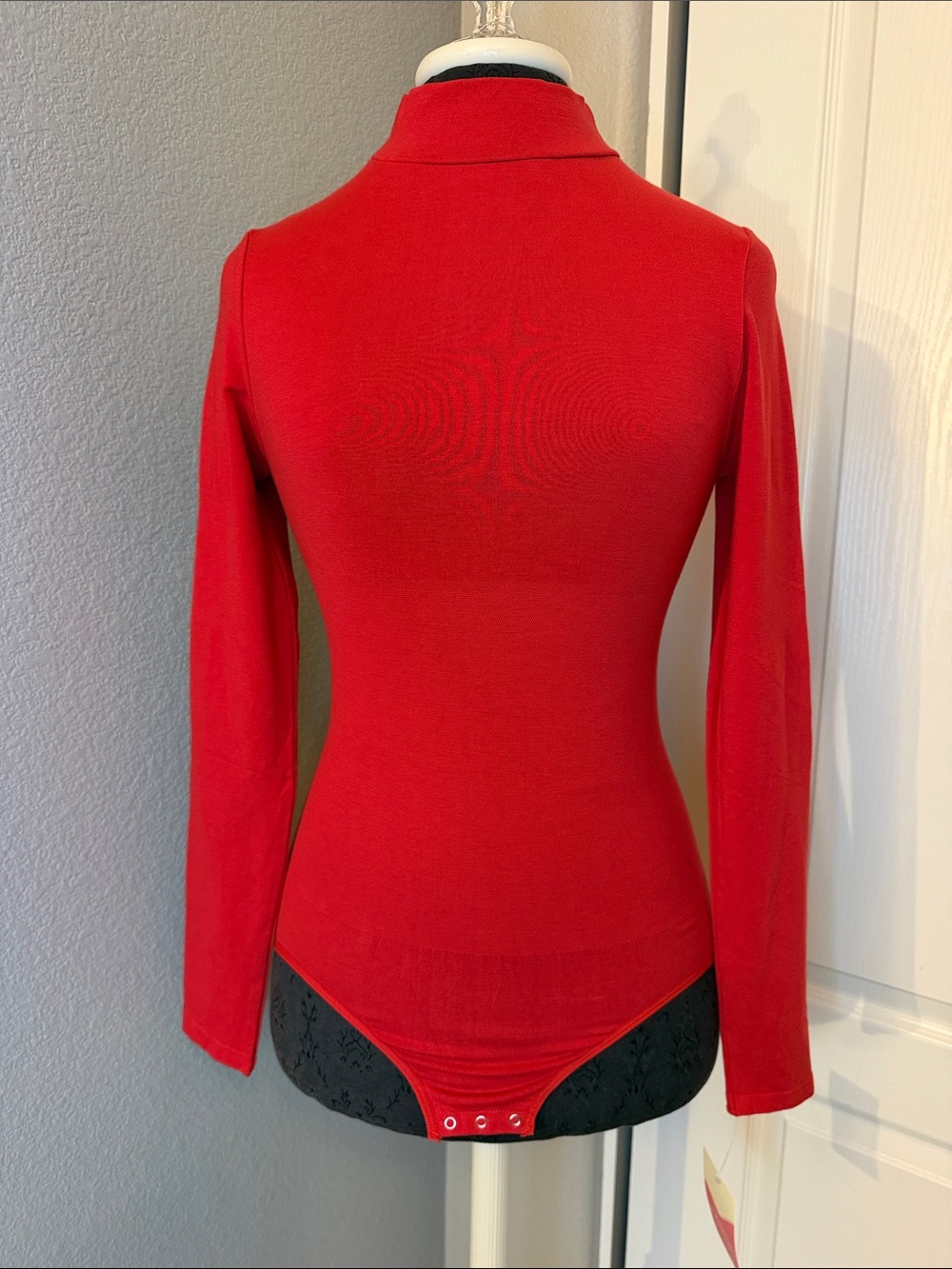 Yummie Madelyn Mock Neck Long Sleeve Shaping Bodysuit Turtleneck Size L/XL NEW